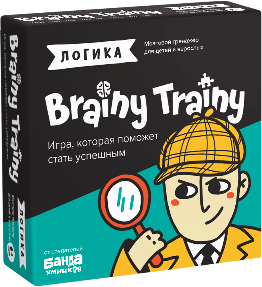 Игра-головоломка BRAINY TRAINY УМ266 Логика для детей от 6 лет игра головоломка brainy trainy ум678 скорочтение для детей от 8 лет