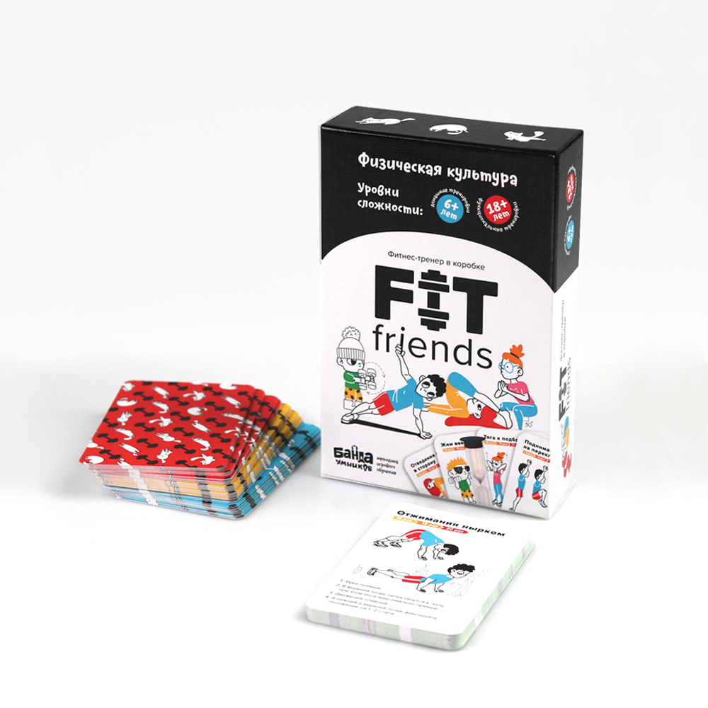 фото Развивающая настольная игра банда умников ум099 fit friends для детей от 6 лет