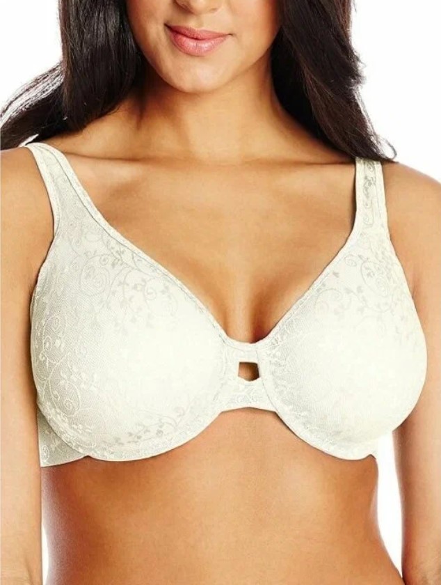 

Бюстгальтер-минимайзер на каркасах 90E молочный