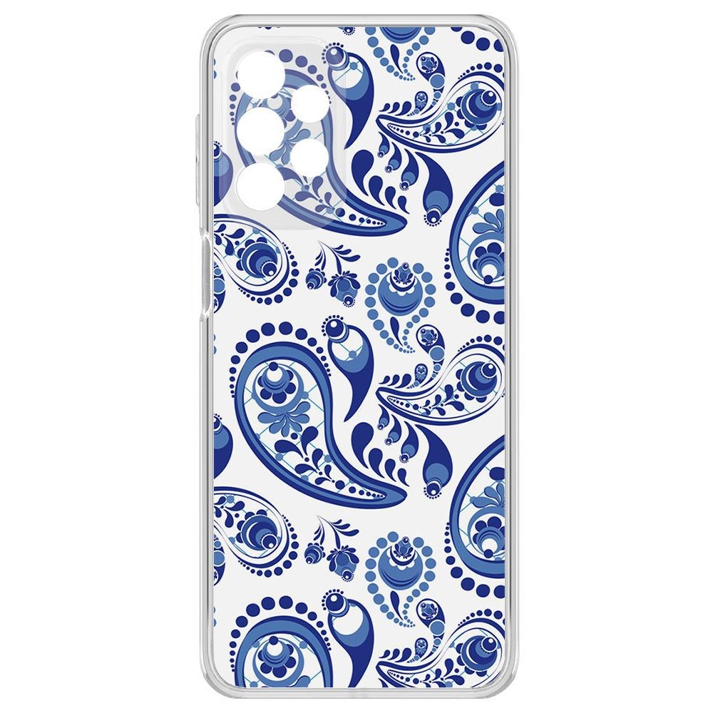 

Чехол-накладка Krutoff Clear Case Гжель для Samsung Galaxy A23 (A235), Прозрачный