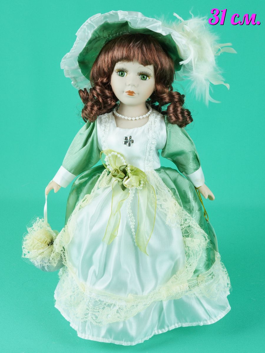 Кукла АКИМБО КИТ фарфоровая интерьерная 31 см кукла акимбо кит фарфоровая интерьерная 57 см