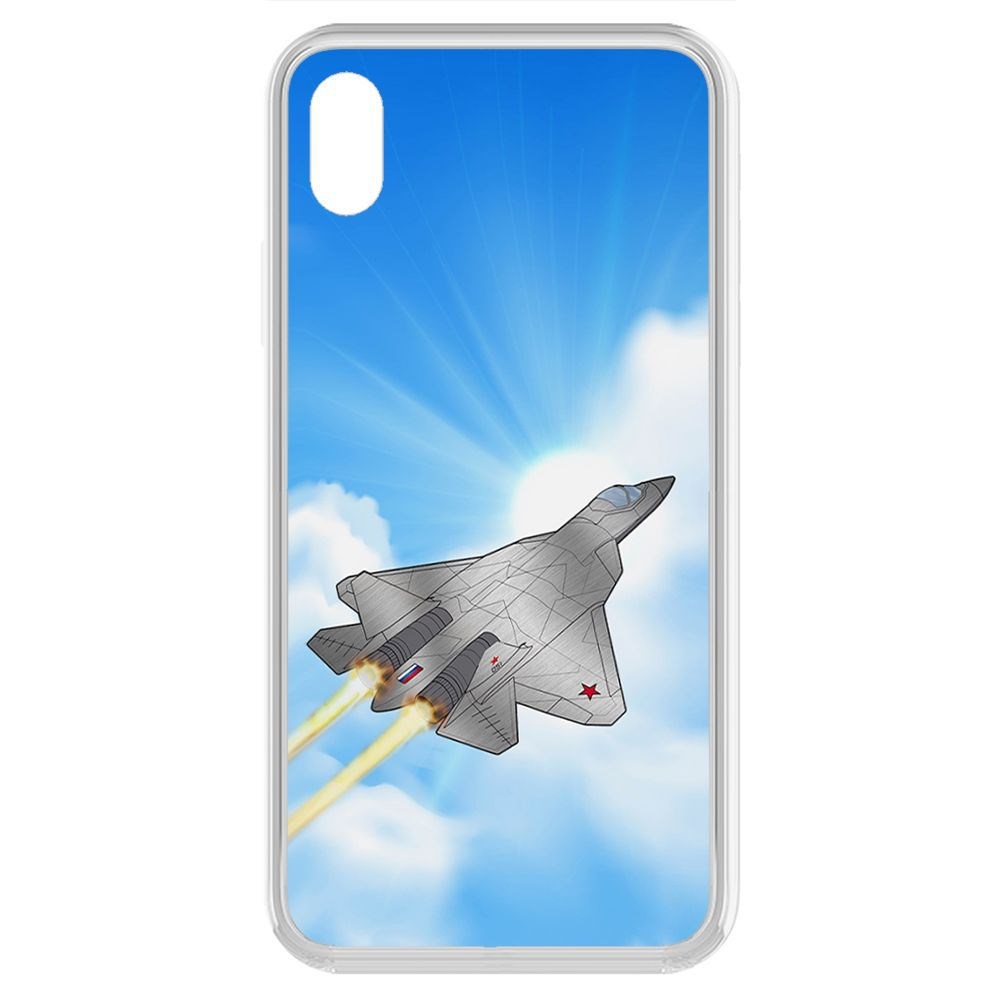 

Чехол-накладка Krutoff Clear Case СУ-57 для iPhone XR, Прозрачный