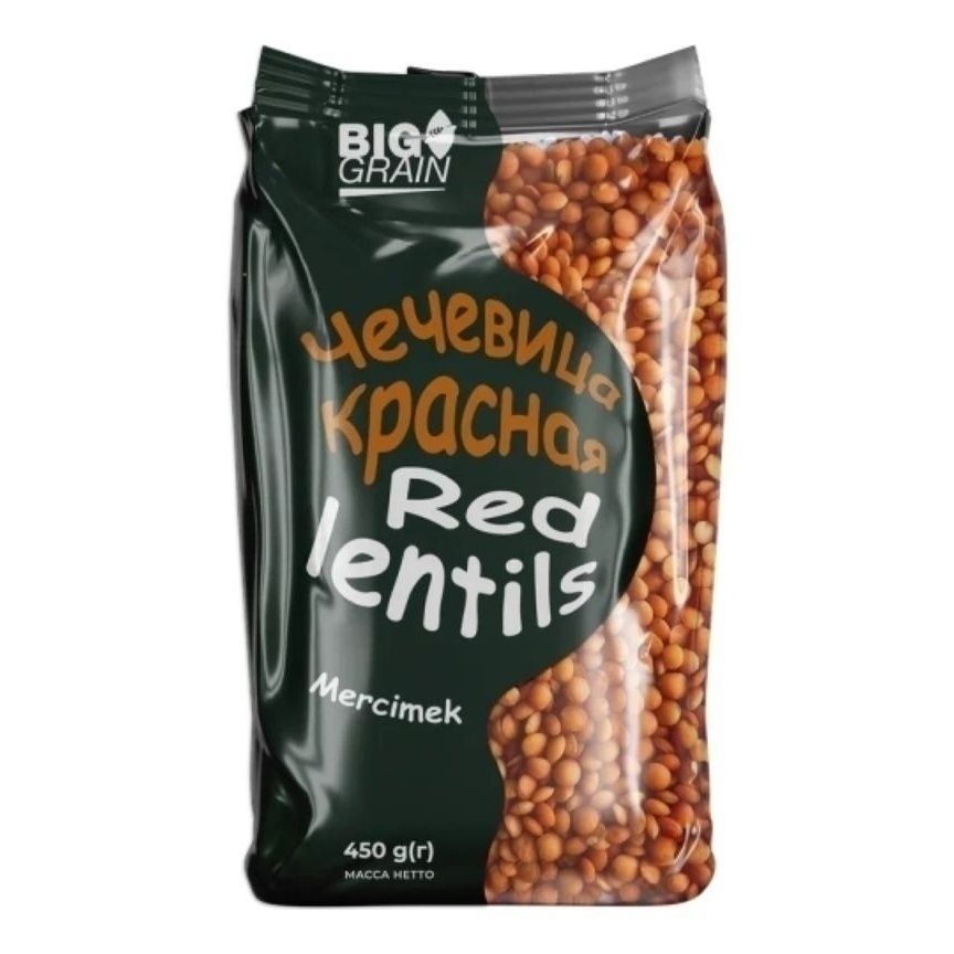 

Чечевица Big Grain красная 450 г