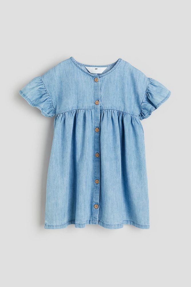 

Платье детское H&M 1027167, Светлый деним синего цвета, 122, Голубой, 1027167
