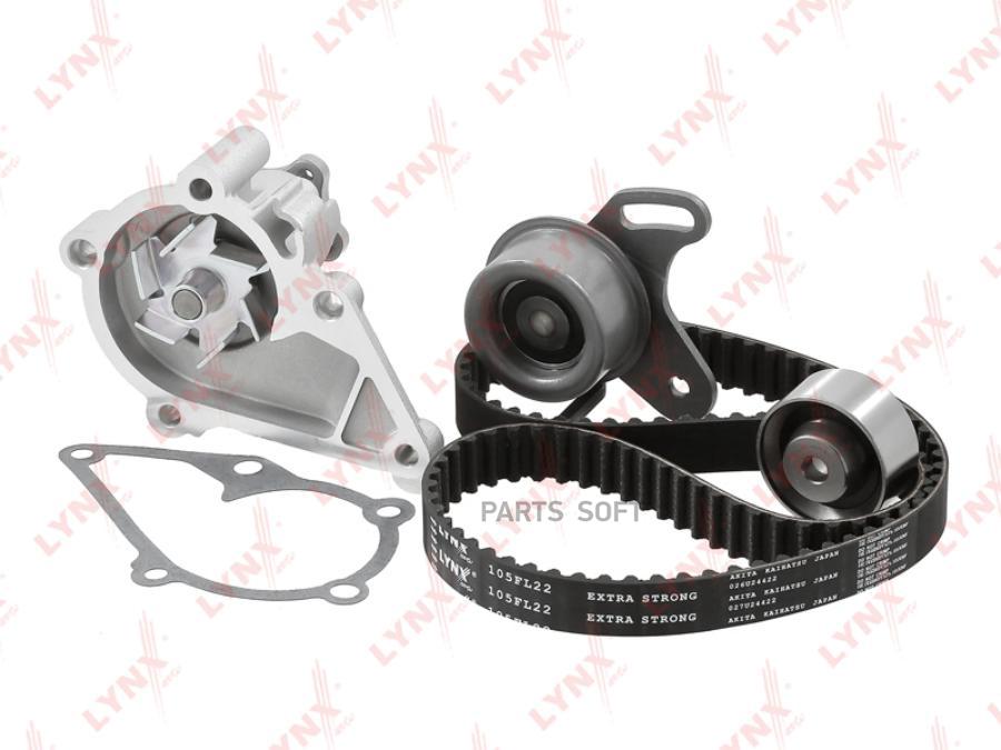 

LYNXAUTO PW1225 Комплект ремня ГРМ с водяным насосом (16V) 1шт