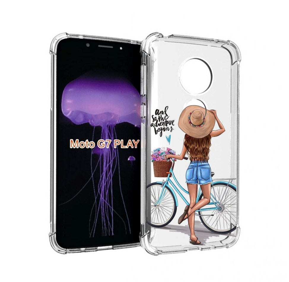 

Чехол MyPads Adventure женский для Motorola Moto G7 Play, Прозрачный, Tocco