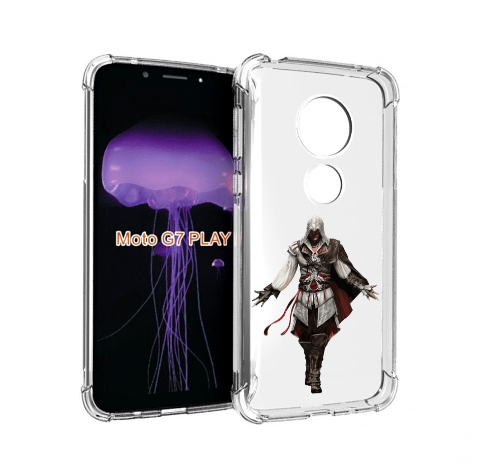 

Чехол MyPads Assassin's-Creed мужской для Motorola Moto G7 Play, Прозрачный, Tocco