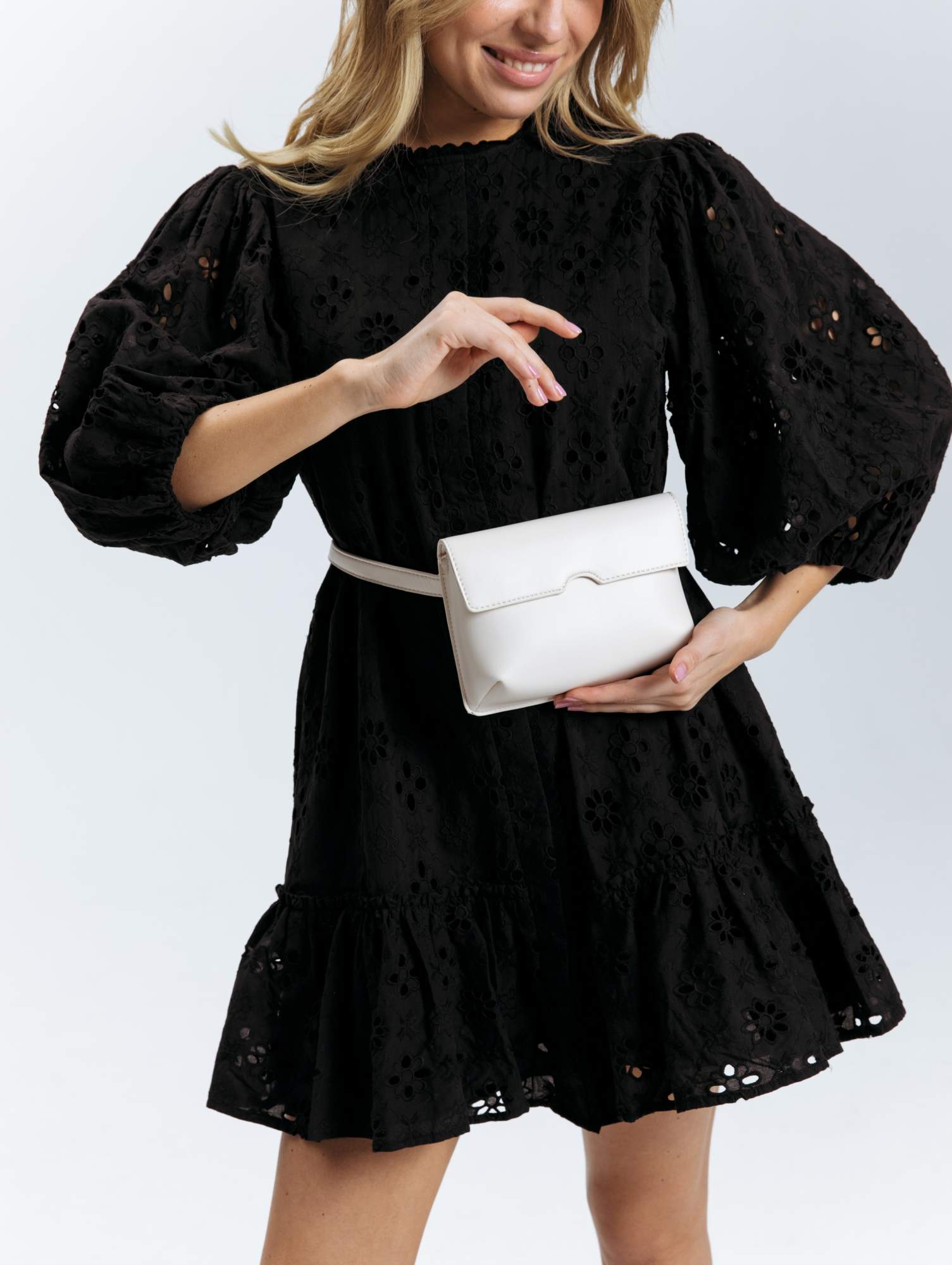 Поясная сумка женская nstcmoscow 3110 ecruсветло-бежеваяпудроваябелая матоваянюдовая 1709₽