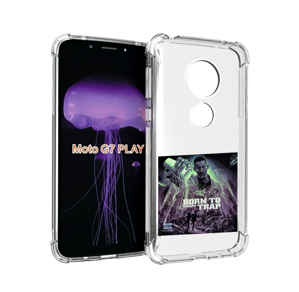 

Чехол MyPads Born to Trap Kizaru для Motorola Moto G7 Play, Прозрачный, Tocco
