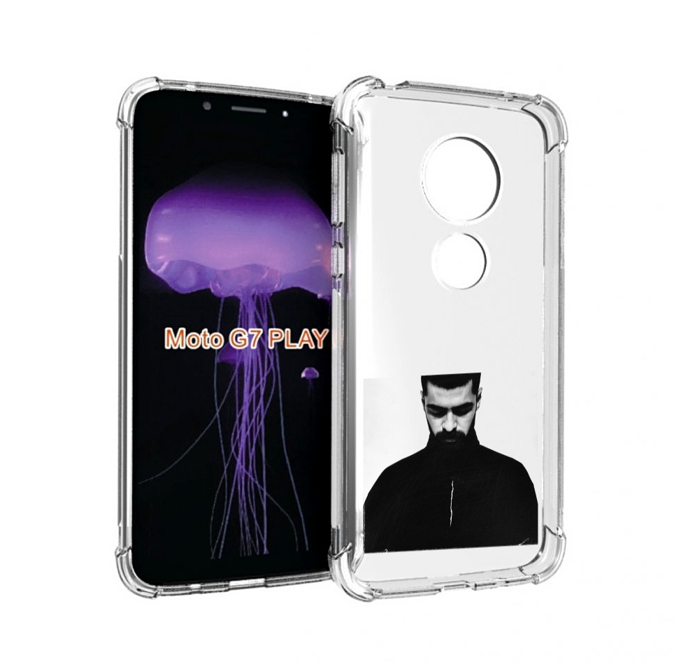 

Чехол MyPads Buster Keaton Miyagi мужской для Motorola Moto G7 Play, Прозрачный, Tocco