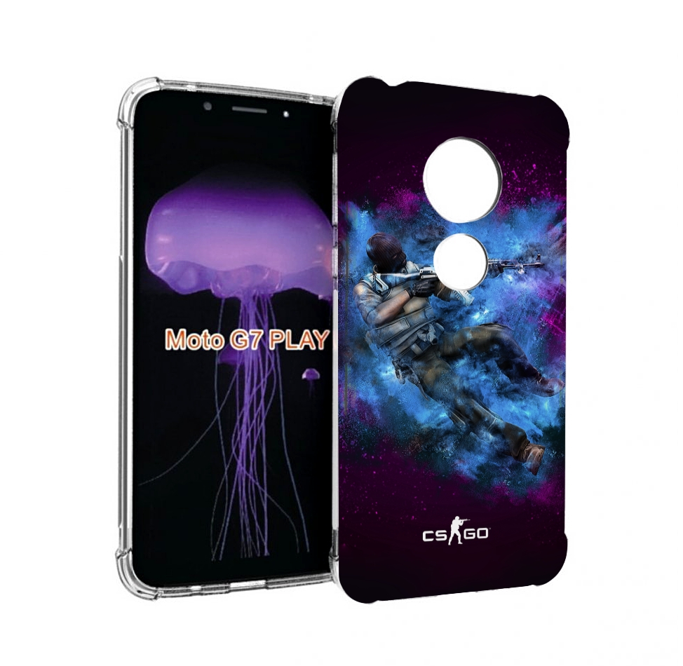 

Чехол MyPads CS-go-террорист для Motorola Moto G7 Play, Прозрачный, Tocco