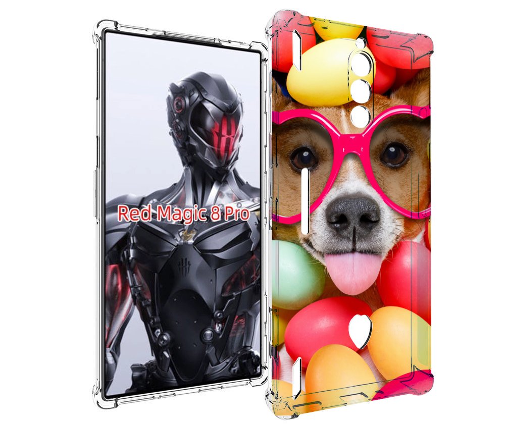 

Чехол MyPads Собака-в-яйцах для ZTE Nubia Red Magic 8 Pro / Red Magic 8 Pro Plus, Tocco