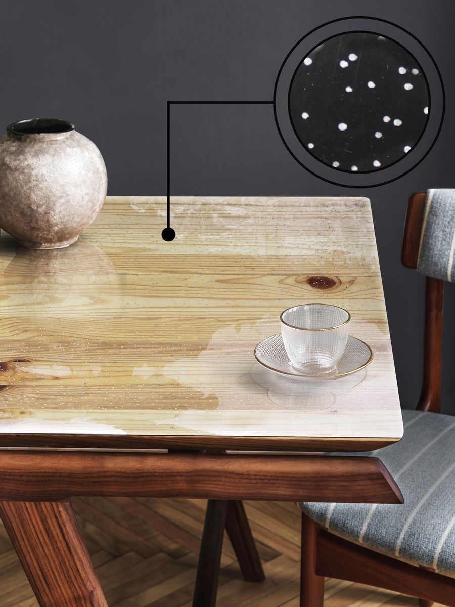 Гибкое стекло КАТРИ на стол 60x120 см