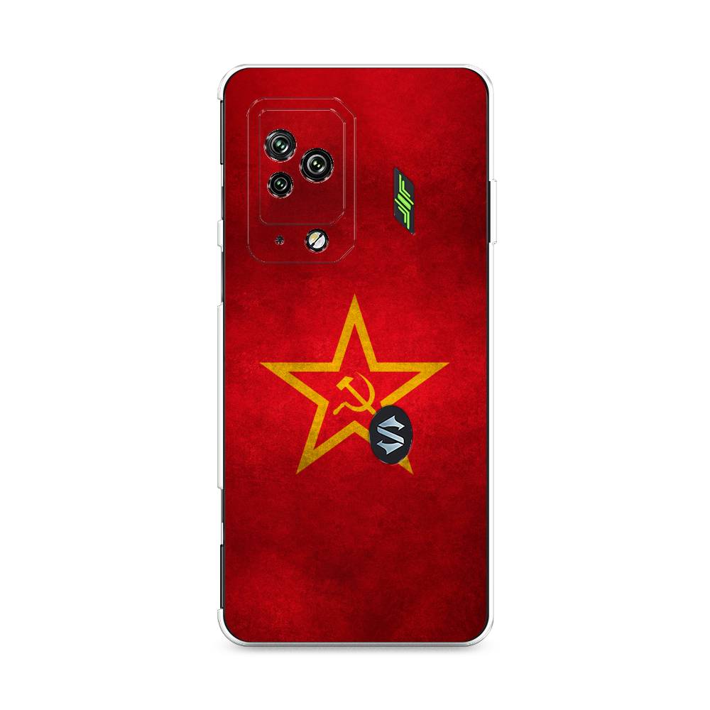 фото Силиконовый чехол "красное знамя" на xiaomi black shark 5 pro awog