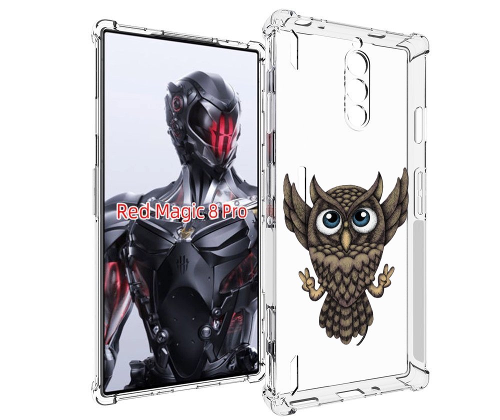 

Чехол MyPads Сова для ZTE Nubia Red Magic 8 Pro / Red Magic 8 Pro Plus, Tocco