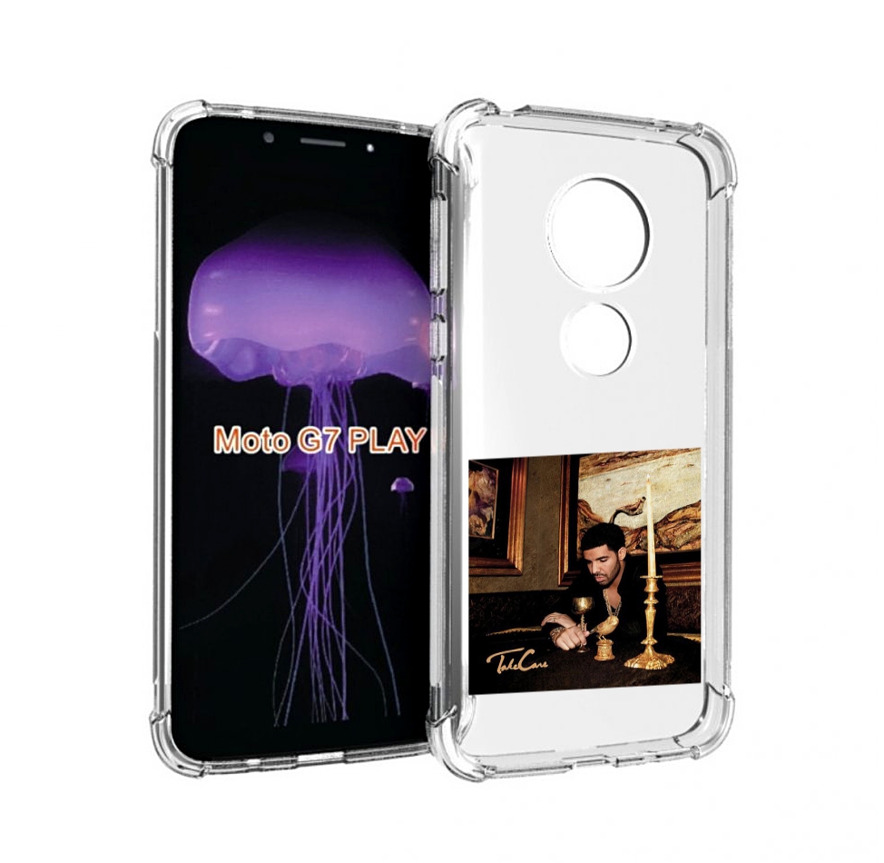 

Чехол MyPads Drake - Take Care для Motorola Moto G7 Play, Прозрачный, Tocco