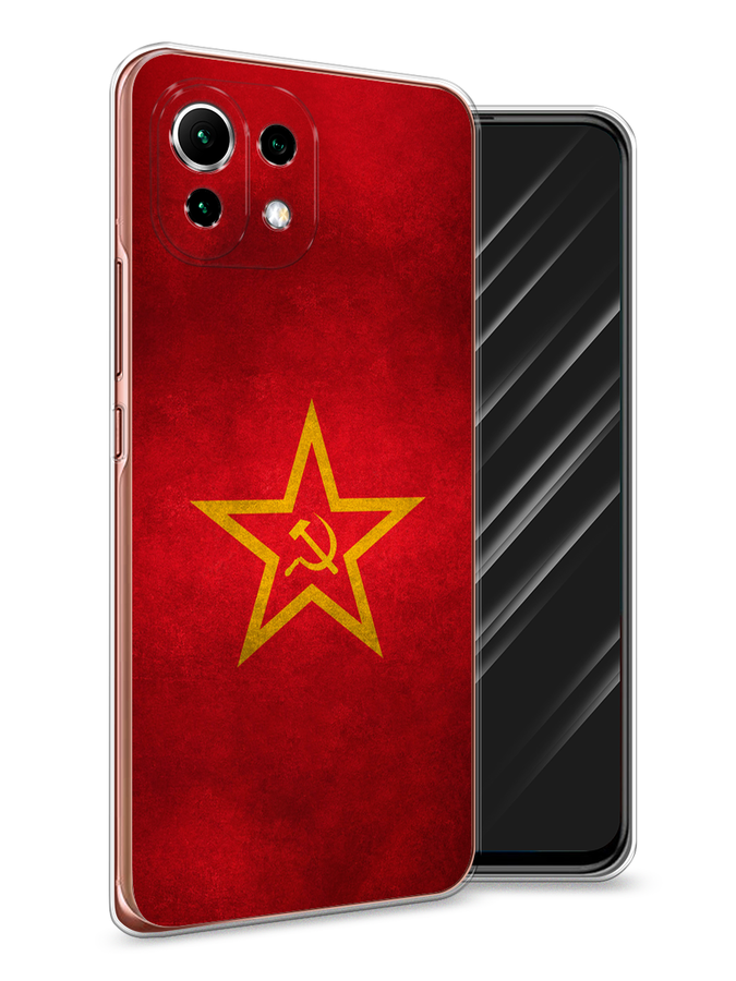 

Чехол Awog на Xiaomi Mi 11 Lite/5G NE "Красное знамя", Разноцветный, 310250-10
