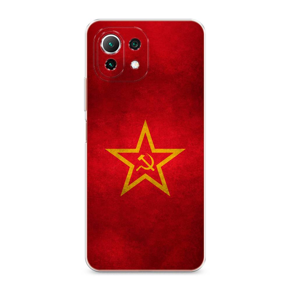 фото Силиконовый чехол "красное знамя" на xiaomi mi 11 lite awog