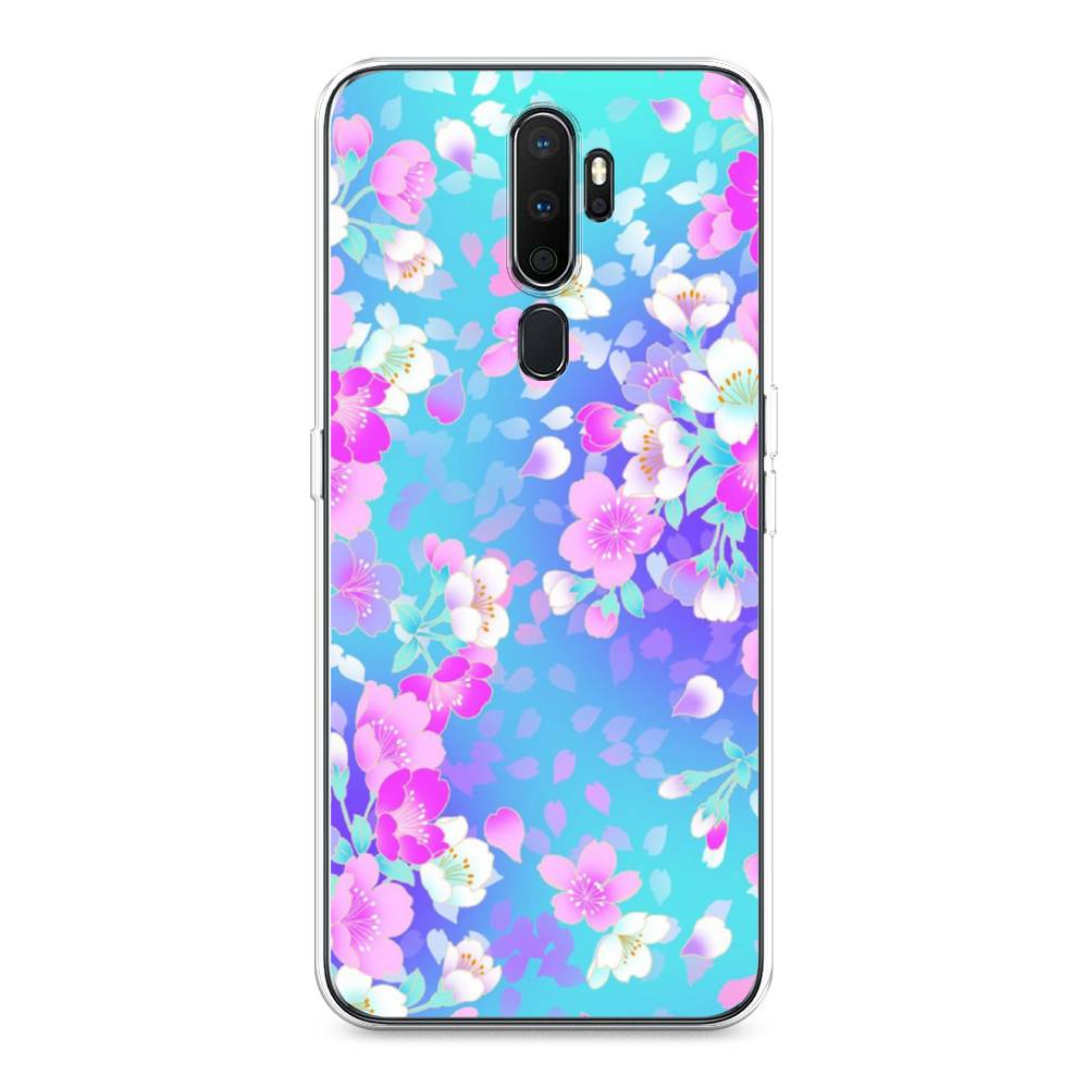 

Чехол Awog на Oppo A5/A9 2020 "Яблоневые цветы", Разноцветный, 251350-8