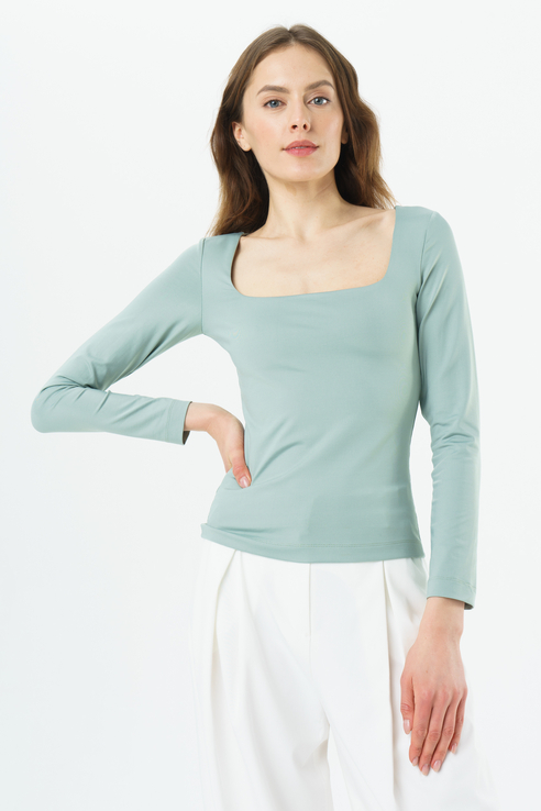 

Блуза женская Calista 0-836901M зеленая 48 RU, 0-836901M