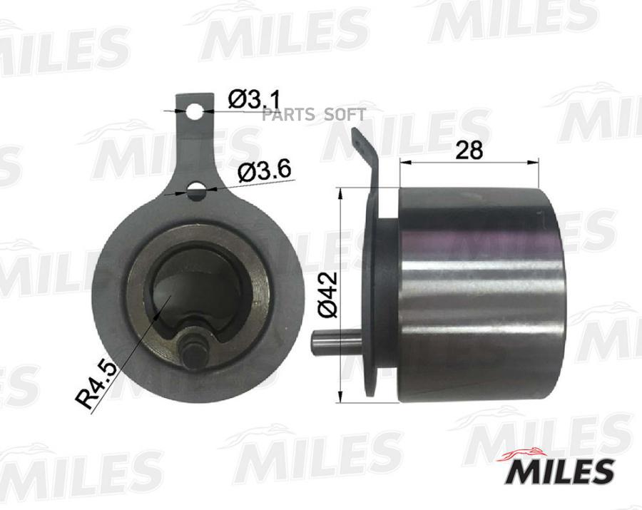 

Ролик Натяжителя Miles Ag02006 Daewoo Matiz/Spark 0.8/1.0 03- Miles арт. AG02006