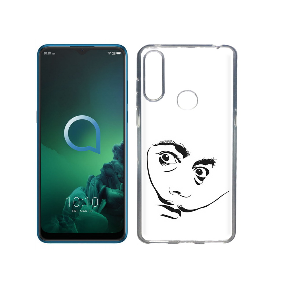 

Чехол MyPads Tocco для Alcatel 3X мужчина с длинными усами (PT227136.670.487), Прозрачный, Tocco