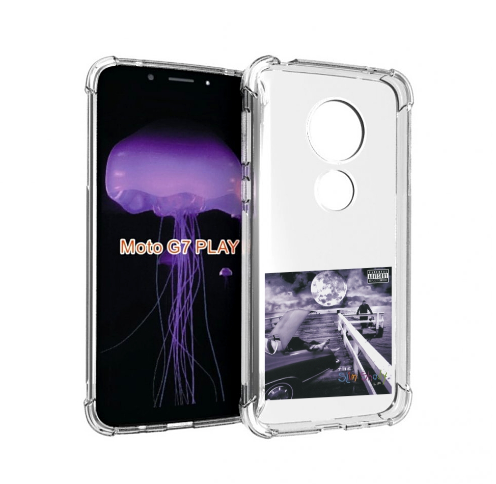 

Чехол MyPads Eminem THE SLIM SHADY LP для Motorola Moto G7 Play, Прозрачный, Tocco