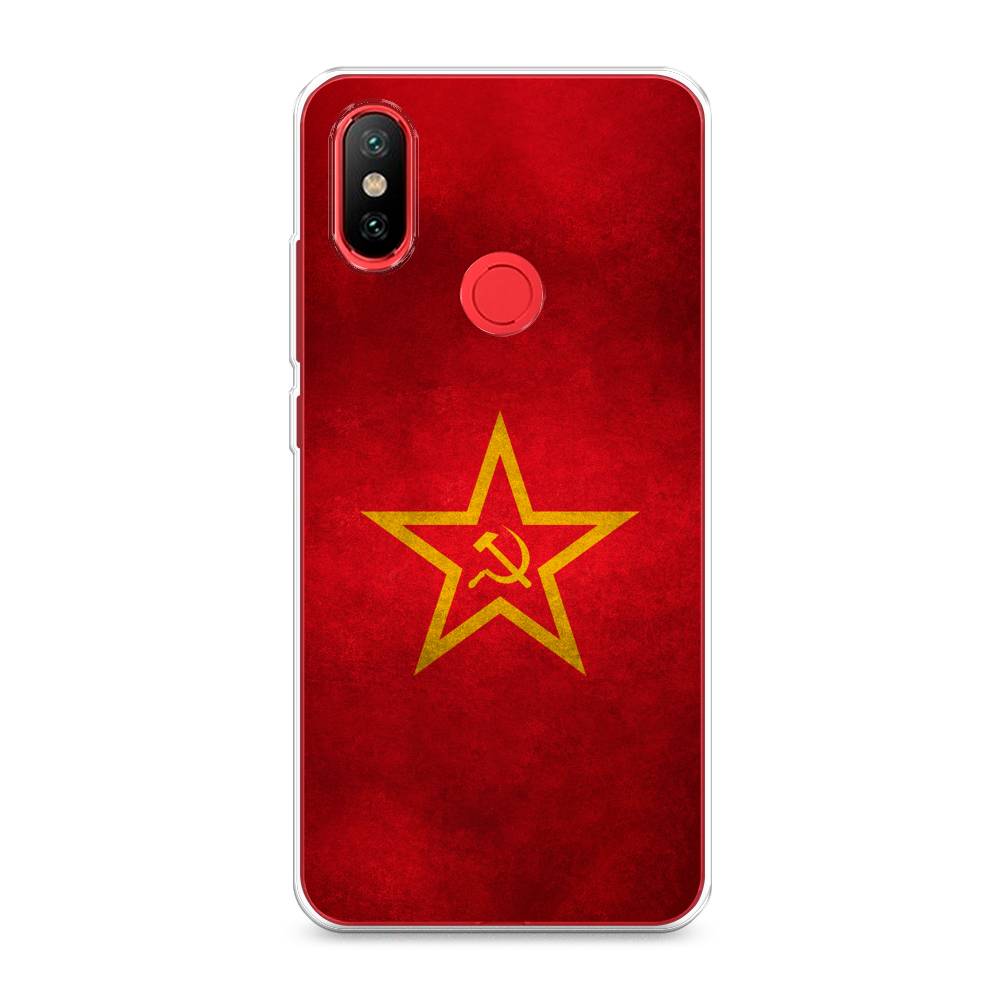 

Чехол Awog на Xiaomi Mi 6X/A2 "Красное знамя", Разноцветный, 33350-10