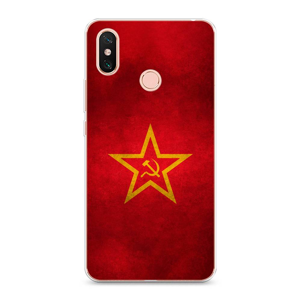 

Чехол Awog на Xiaomi Mi Max 3 "Красное знамя", Разноцветный, 34350-10