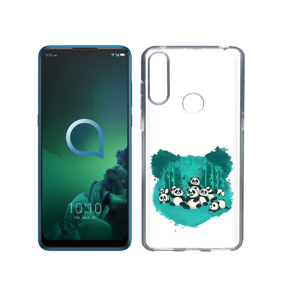 

Чехол MyPads Tocco для Alcatel 3X нарисованные панды (PT227136.670.508), Прозрачный, Tocco