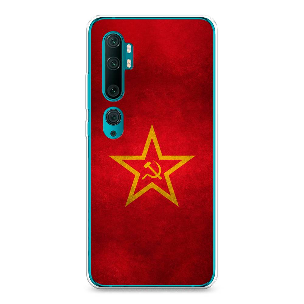 

Чехол Awog на Xiaomi Mi Note 10/Mi Note 10 Pro "Красное знамя", Разноцветный, 37350-10