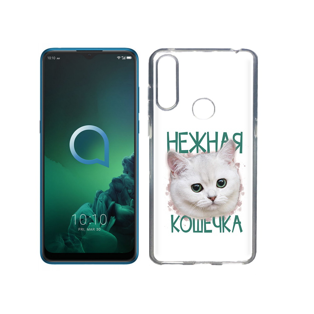 

Чехол MyPads Tocco для Alcatel 3X нежная кошечка (PT227136.670.520), Прозрачный, Tocco