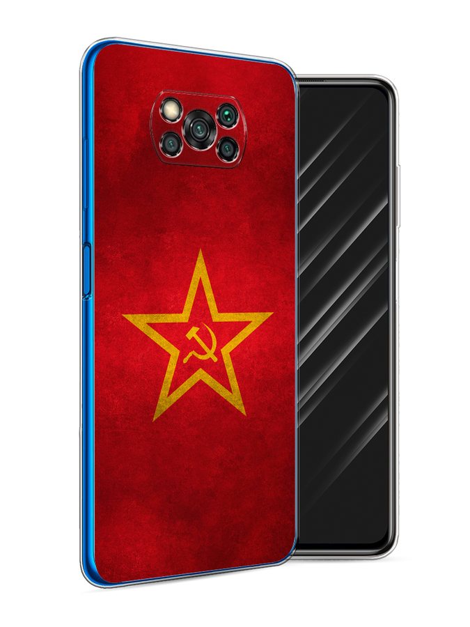

Чехол Awog на Poco X3/X3 Pro "Красное знамя", Разноцветный, 310650-10