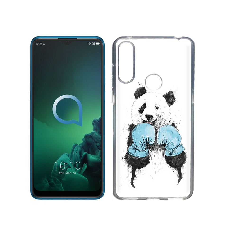 

Чехол MyPads Tocco для Alcatel 3X панда боксер (PT227136.670.531), Прозрачный, Tocco