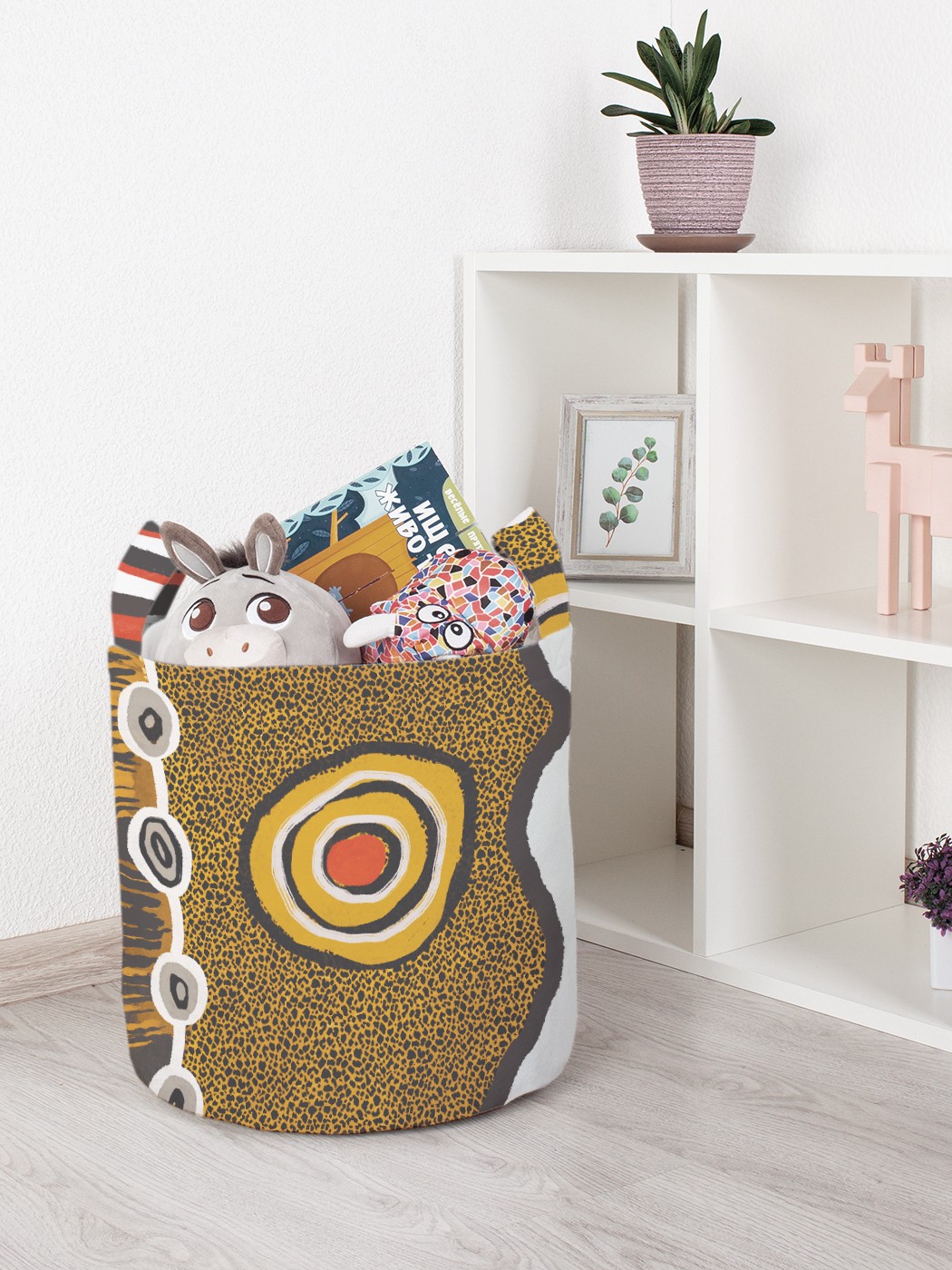 

Корзина для игрушек JoyArty 35x35 см toba_389498_S, Коричневый