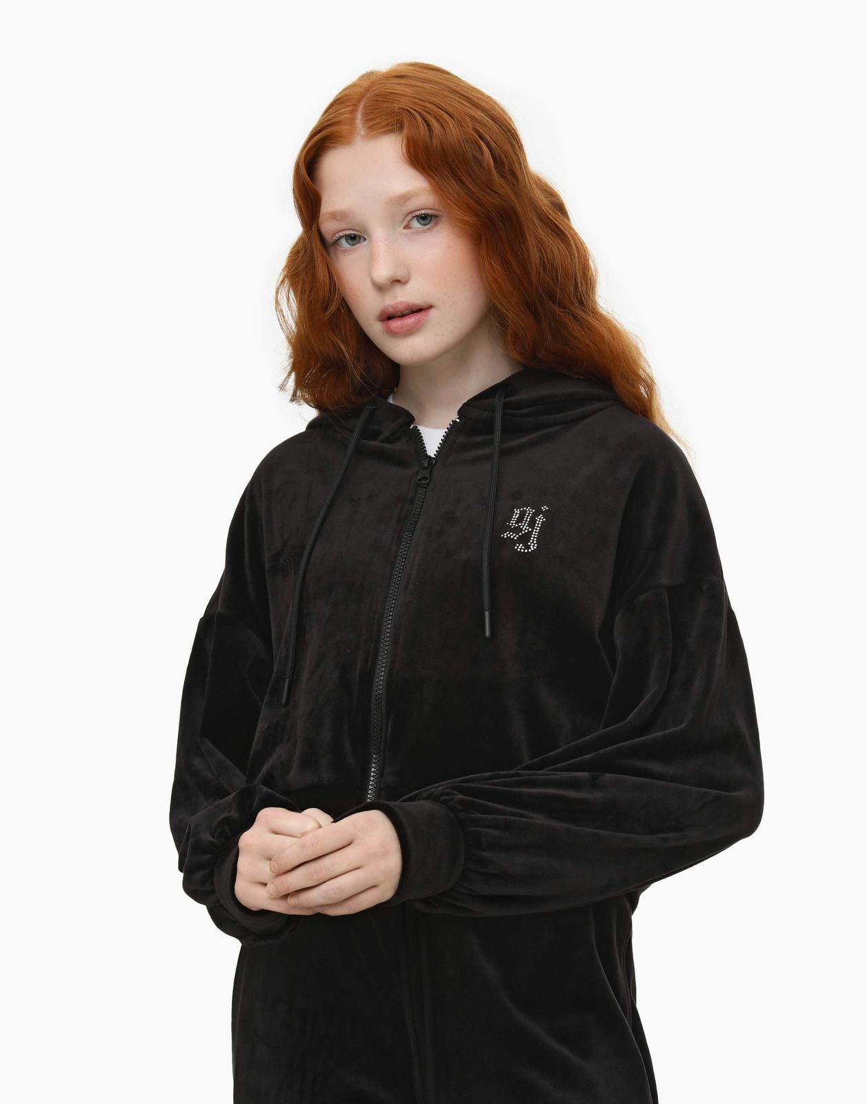 

Толстовка детская Gloria Jeans GAC022064, черный, 164, GAC022064