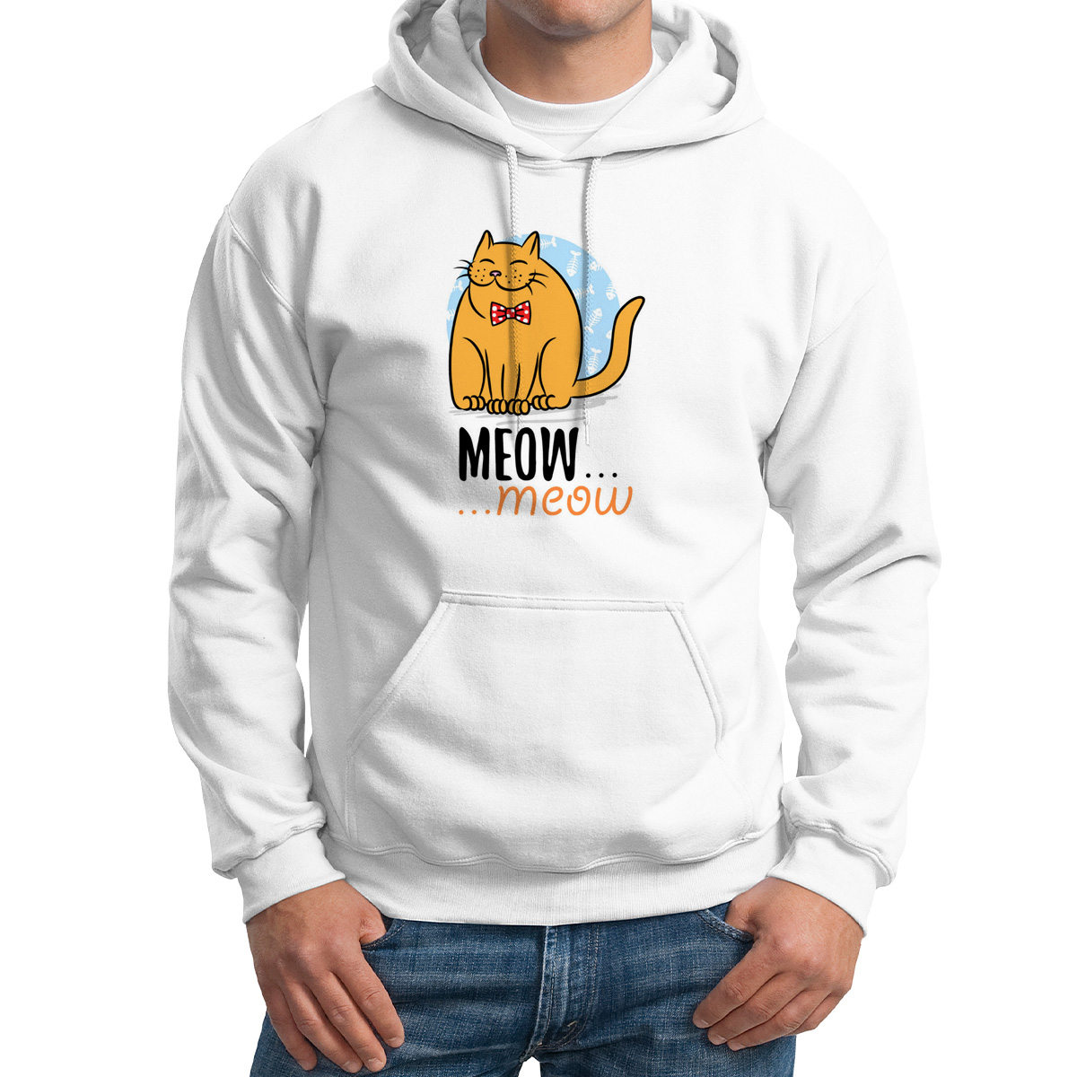 

Худи унисекс CoolPodarok Прикол Meow meow есть параон белое 64 RU, Белый, 4M015974