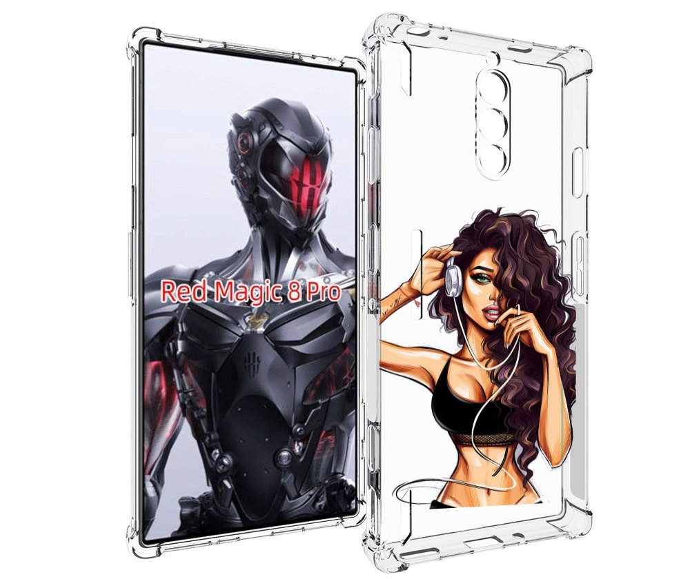 

Чехол MyPads Спортивная-девушка женский для ZTE Nubia Red Magic 8 Pro / Red Magic 8 Pro..., Tocco