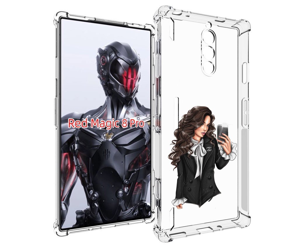 

Чехол MyPads Стильная-девушка для ZTE Nubia Red Magic 8 Pro / Red Magic 8 Pro Plus, Tocco