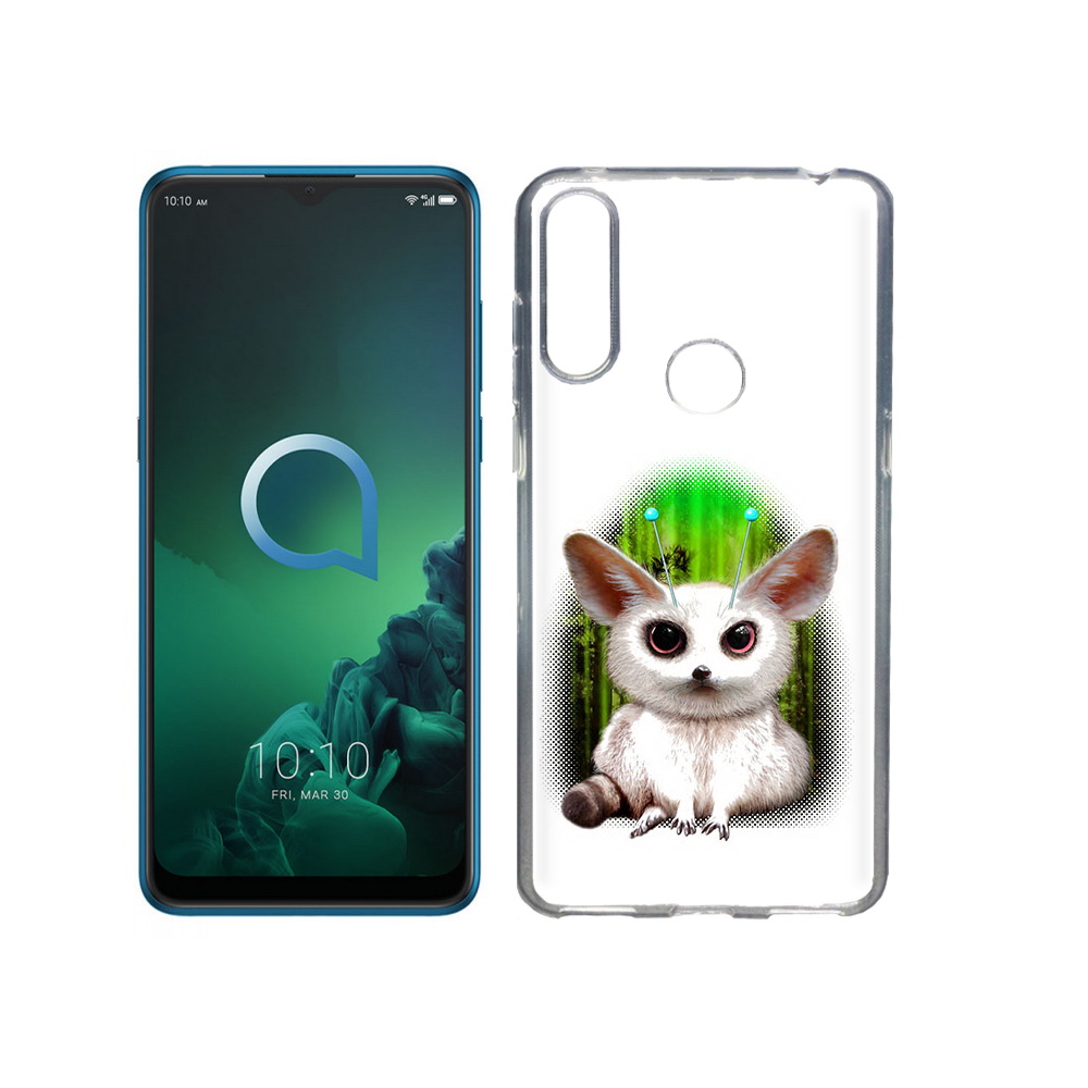 

Чехол MyPads Tocco для Alcatel 3X пушистое животное (PT227136.670.560), Прозрачный, Tocco