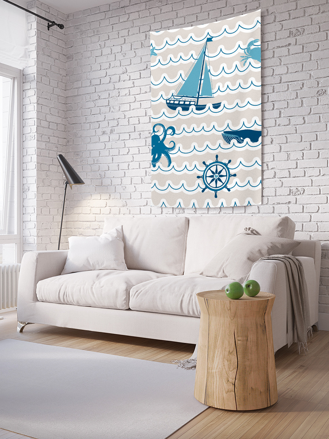

Вертикальное фотопанно на стену JoyArty Сказка про море 100x150 см, Сказка про море