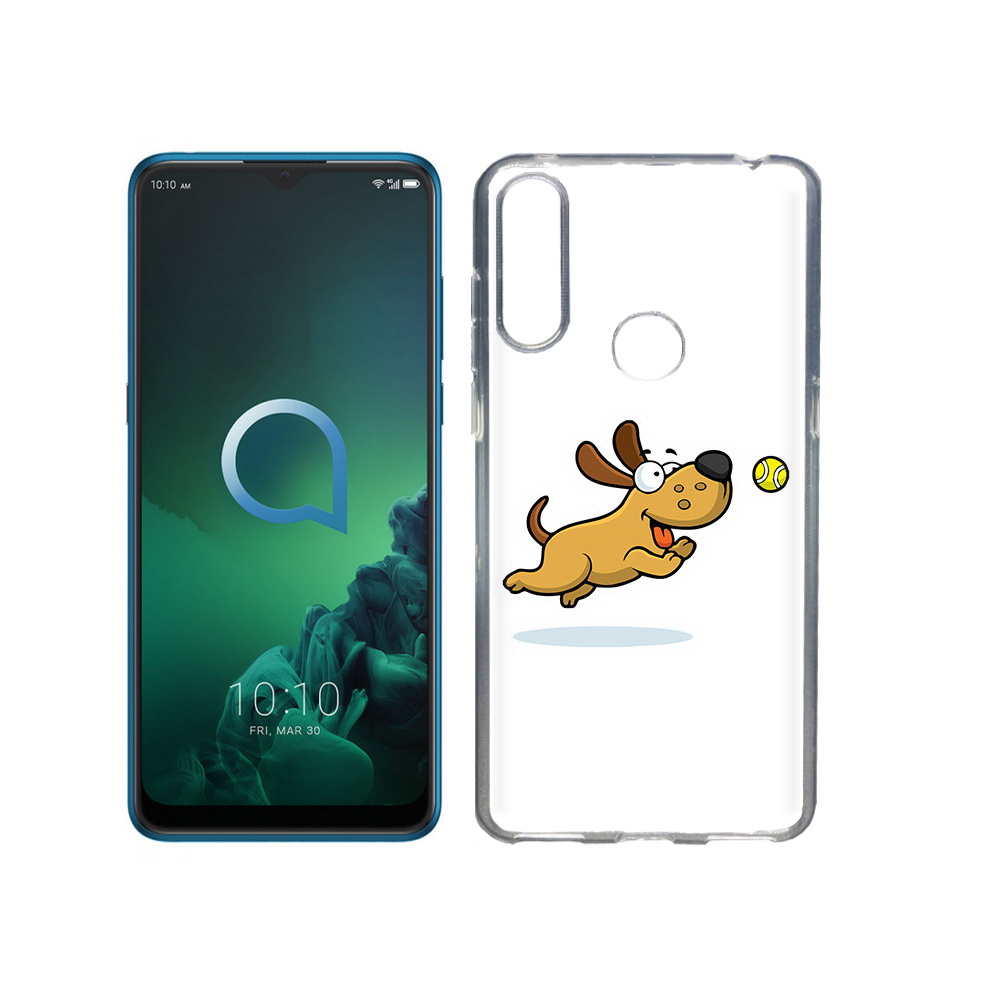 

Чехол MyPads Tocco для Alcatel 3X пёсик (PT227136.670.563), Прозрачный, Tocco