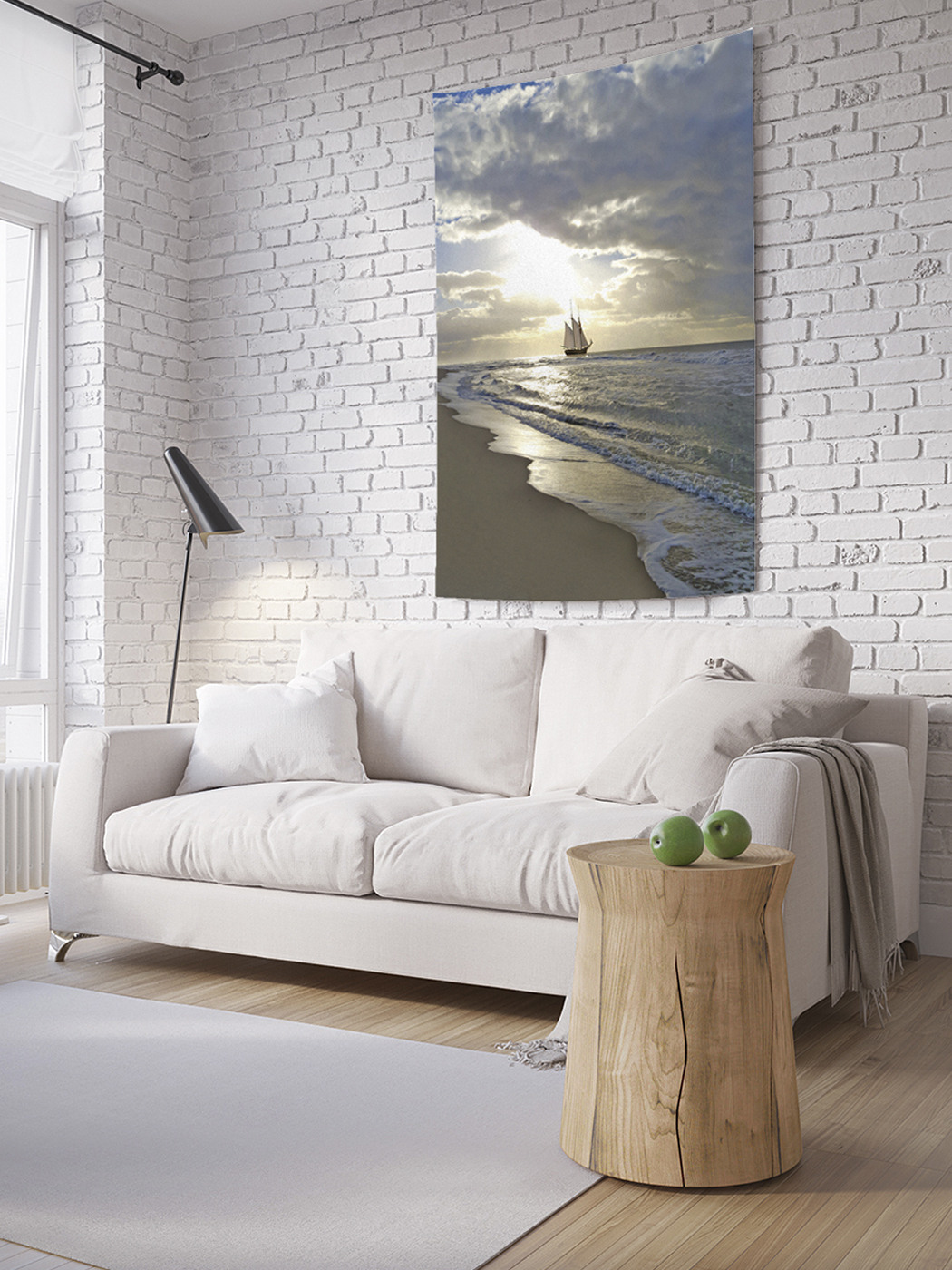 

Вертикальное фотопанно на стену JoyArty Корабль на берегу 100x150 см, Корабль на берегу