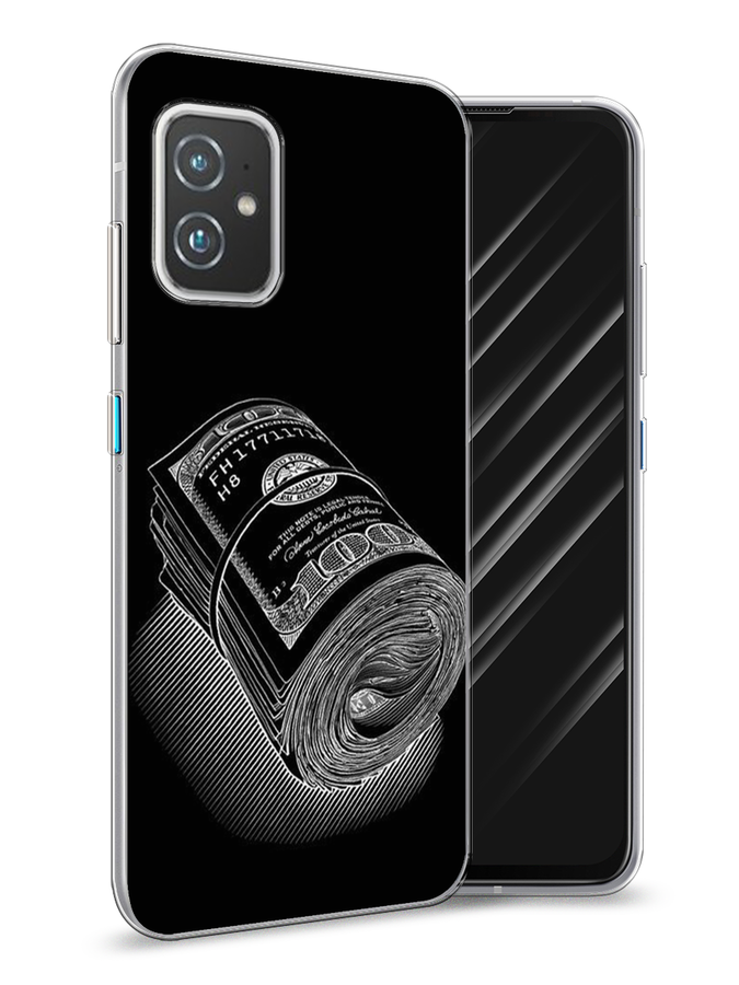 

Чехол Awog на Asus ZenFone 8 "Кубышка денег", Черный;серебристый, 44450-5