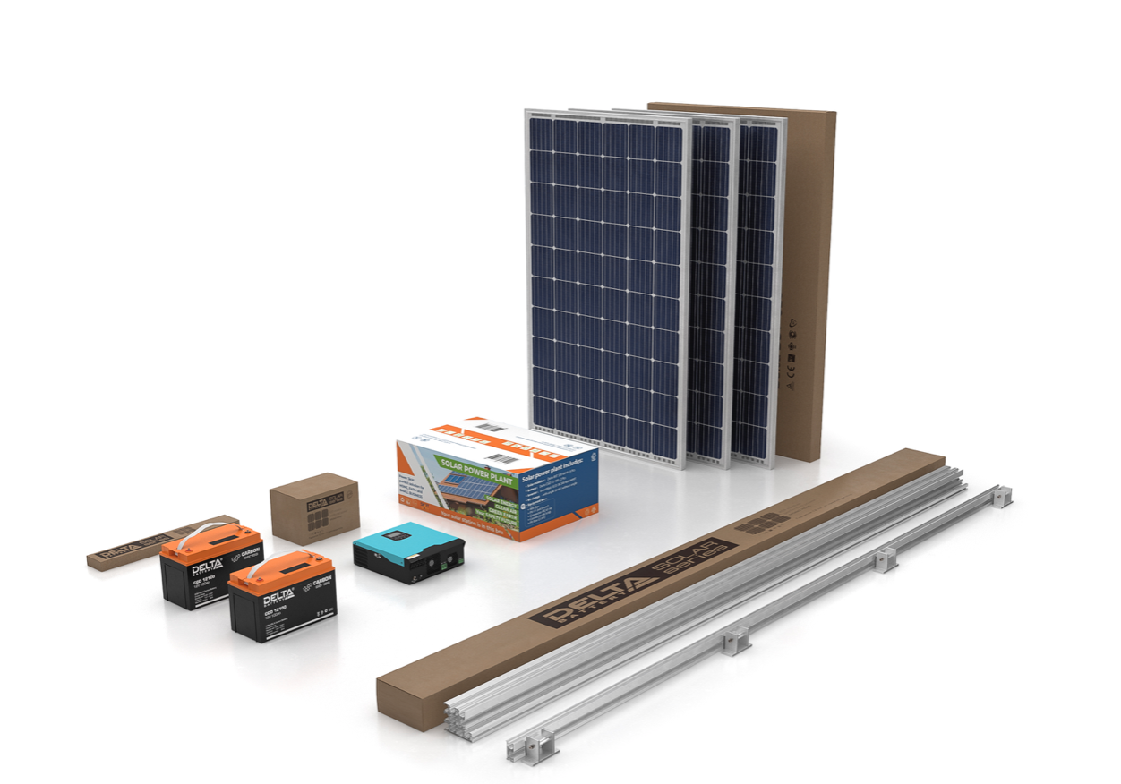 

Солнечная электростанция SOLAR ECO 3 без угла