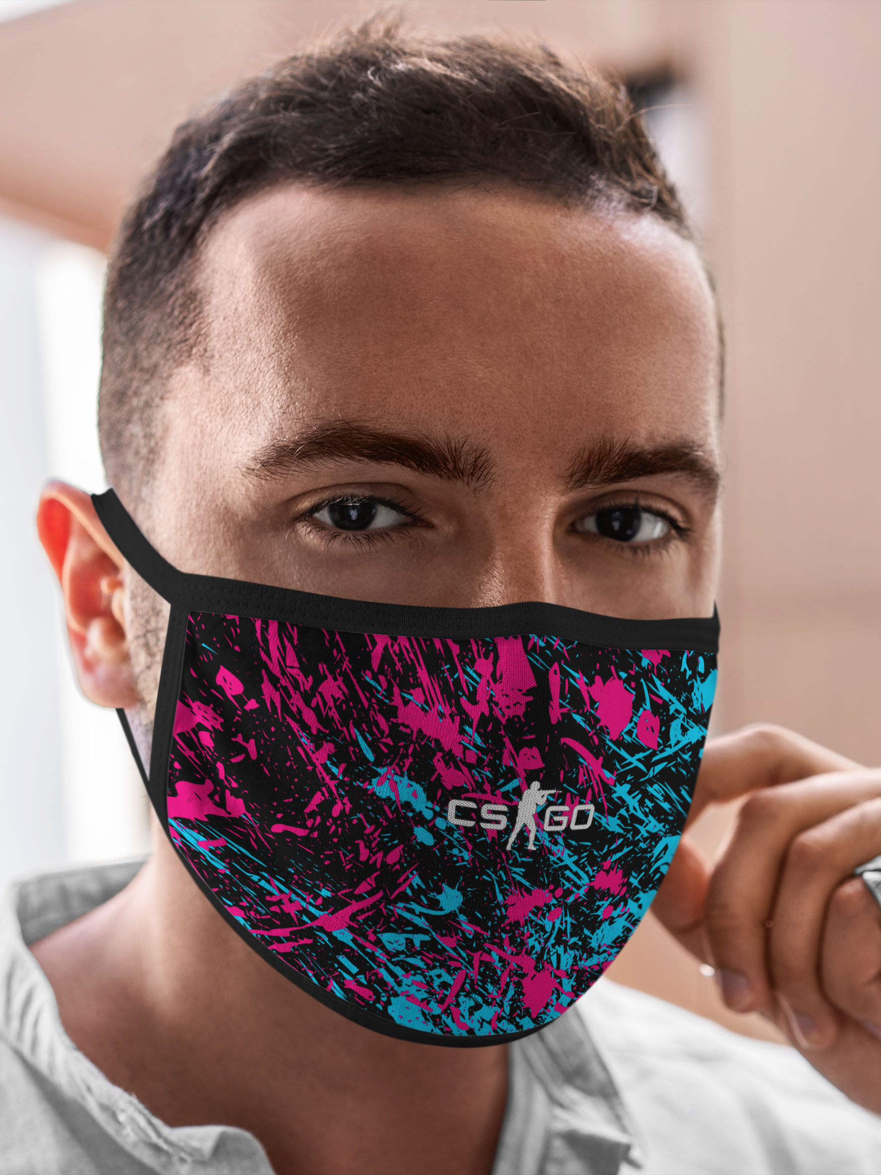 

Многоразовая маска унисекс Burnettie Counter Strike Cs Go Neon, Разноцветный, Counter Strike Cs Go Neon