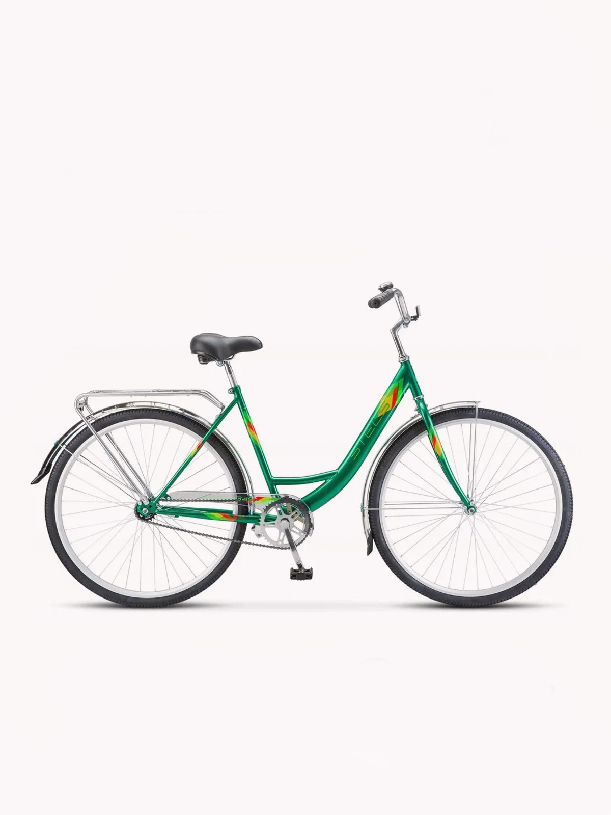 

Женский велосипед Stels Navigator 28" 345 Z010/Z011 (LU085343) зеленый, Navigator 28" 345 Z010/Z011