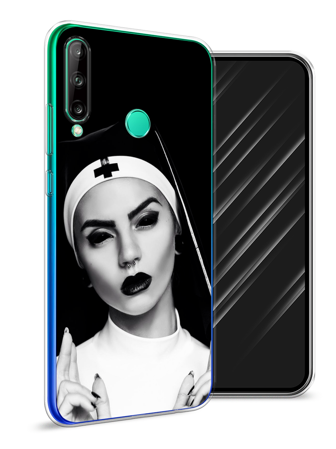 

Чехол Awog на Huawei Y7p "Черная монашка", Серый;черный, 6103350-9