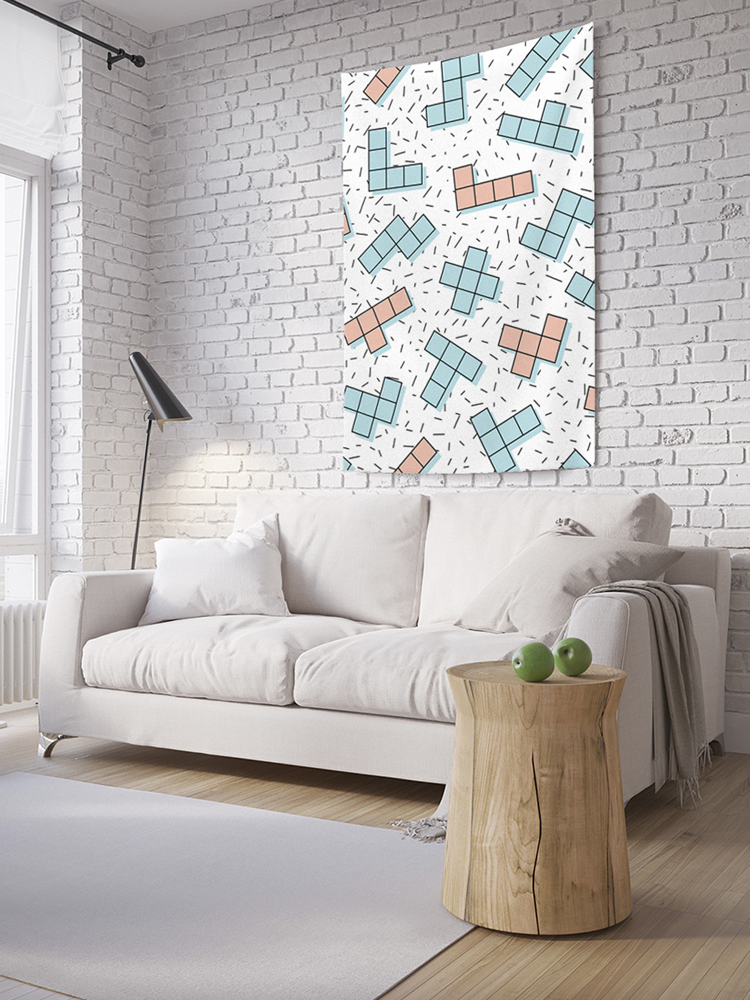 

Вертикальное фотопанно на стену JoyArty Фигурные узоры 100x150 см, Фигурные узоры