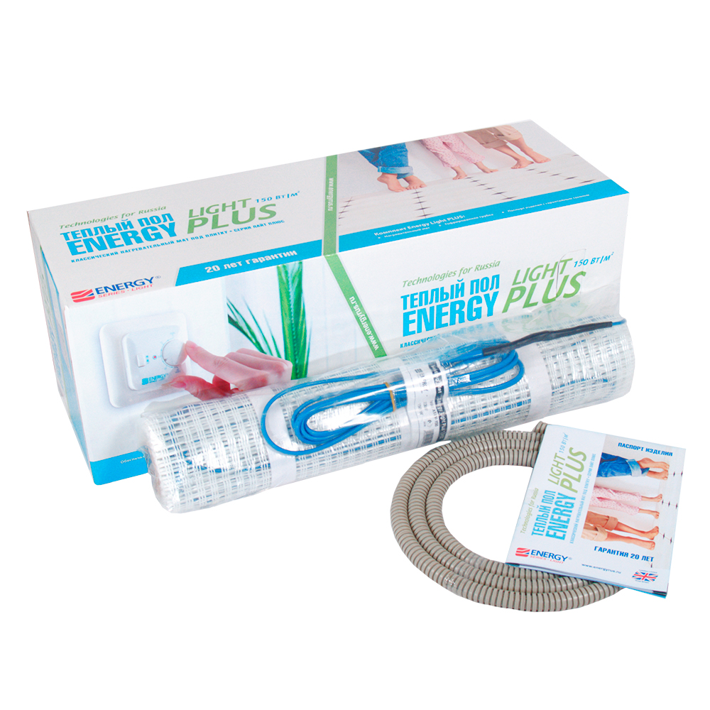 фото Теплый пол energy light plus 0,5 кв.м - 75 вт